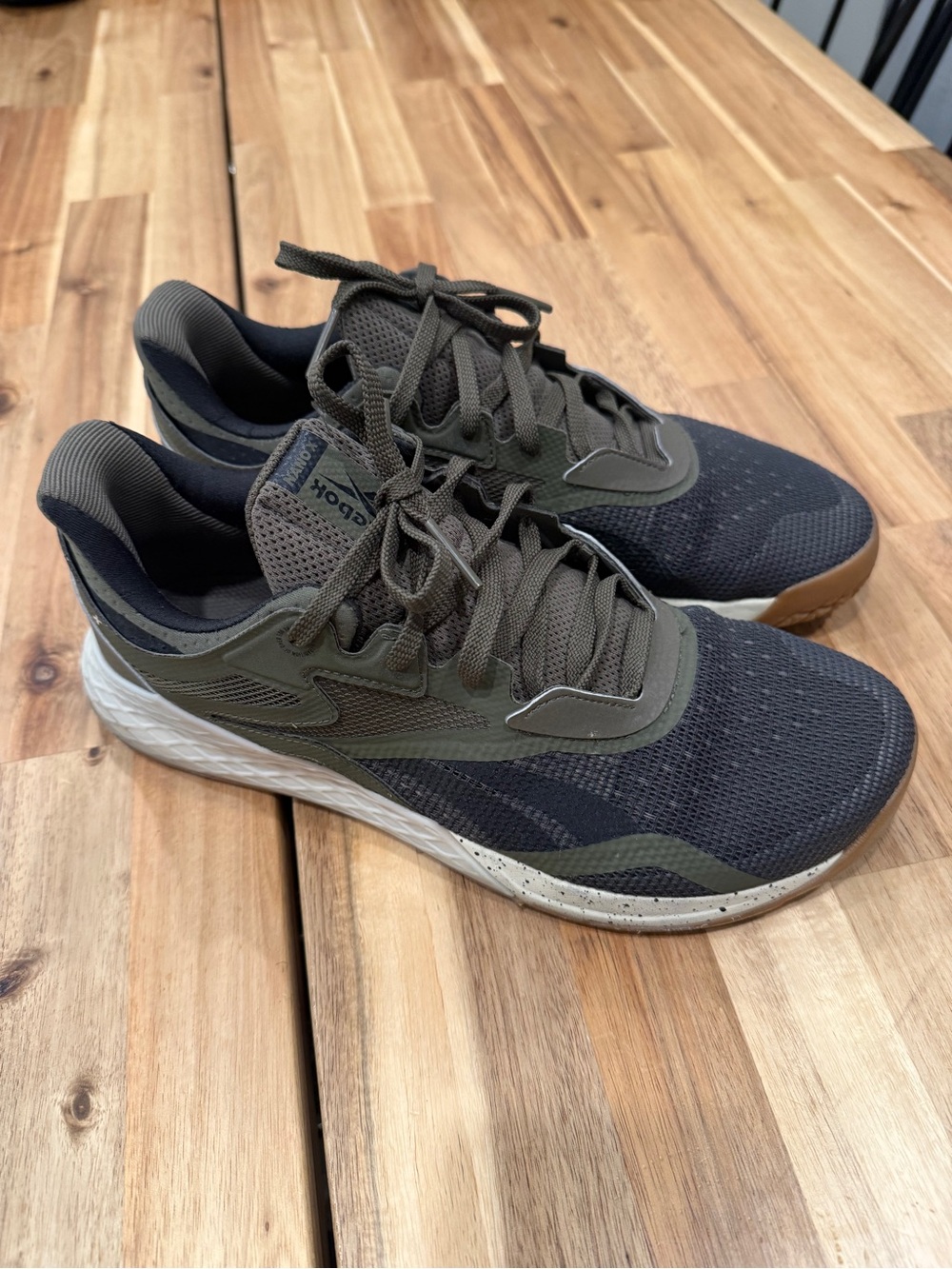 Men's Reebok Nano X training shoes - Olive Green and Black